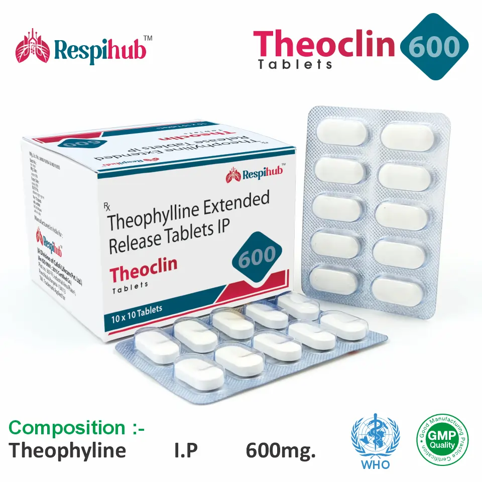 Theophylline 600mg Tablet PCD Pharma Franchise